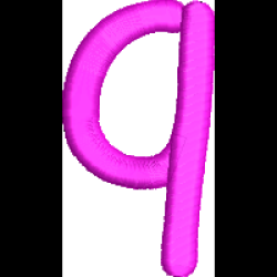 Comic Lower Case Q