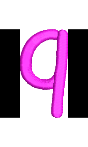 Comic Lower Case Q