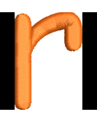 Comic Lower Case R