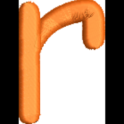 Comic Lower Case R