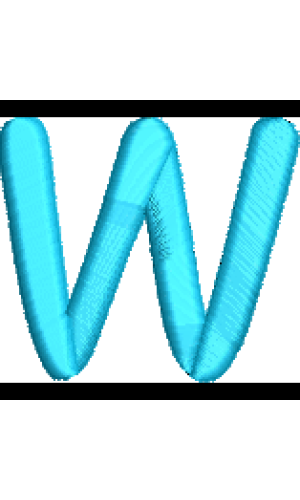 Comic Lower Case W