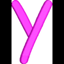 Comic Lower Case Y