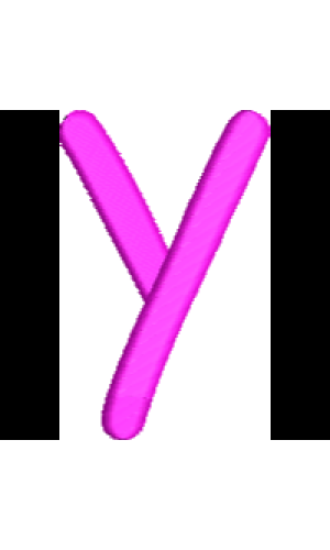 Comic Lower Case Y