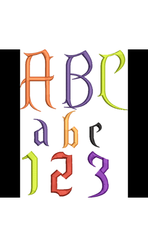 Creepy Font Set