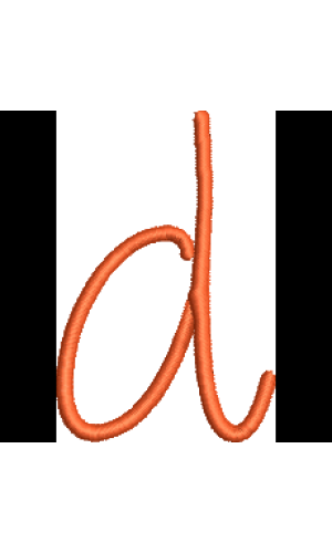 Curly Lower Case D