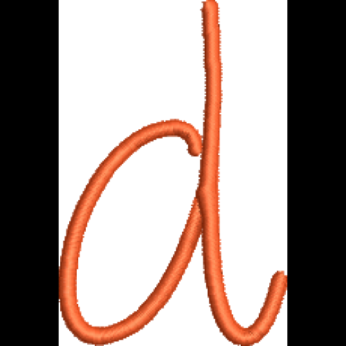 Curly Lower Case D