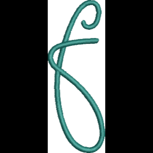 Curly Lower Case F