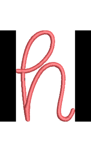 Curly Lower Case H