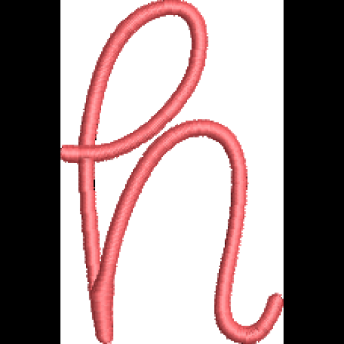 Curly Lower Case H