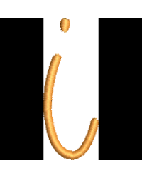 Curly Lower Case I