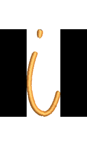 Curly Lower Case I