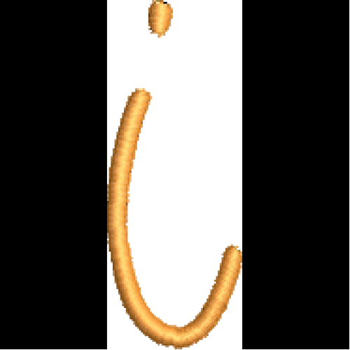Curly Lower Case I