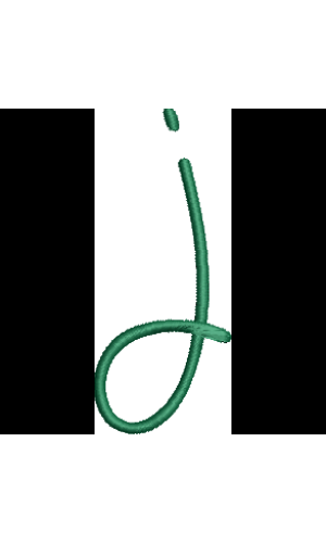 Curly Lower Case J