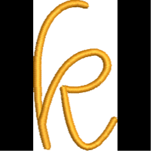 Curly Lower Case K