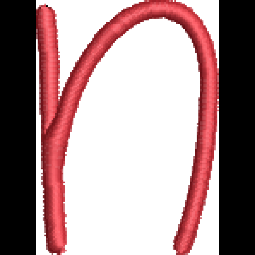 Curly Lower Case N