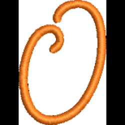 Curly Lower Case O