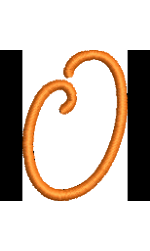 Curly Lower Case O