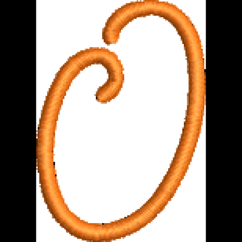 Curly Lower Case O