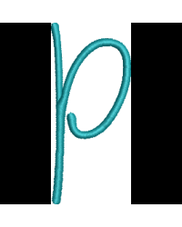 Curly Lower Case P