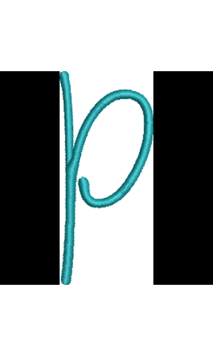 Curly Lower Case P