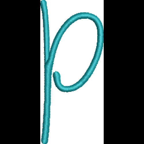 Curly Lower Case P