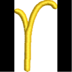 Curly Lower Case R