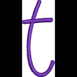 Curly Lower Case T