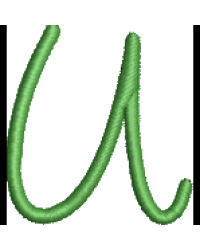 Curly Lower Case U