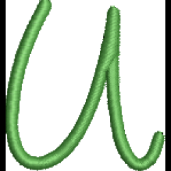 Curly Lower Case U