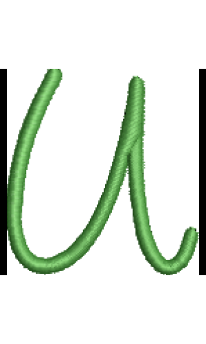 Curly Lower Case U