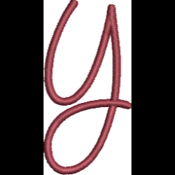 Curly Lower Case Y