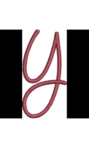 Curly Lower Case Y