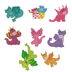 Cute Dragon Set