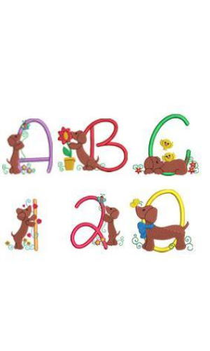 Dachshund Alpha Set