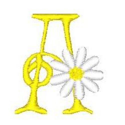 Daisy Alphabet A Daisy Alphabet A