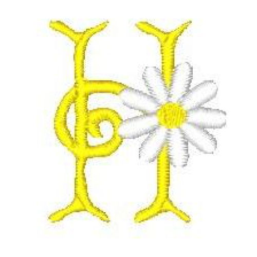 Daisy Alphabet H Daisy Alphabet H