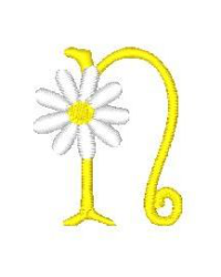 Daisy Alphabet N