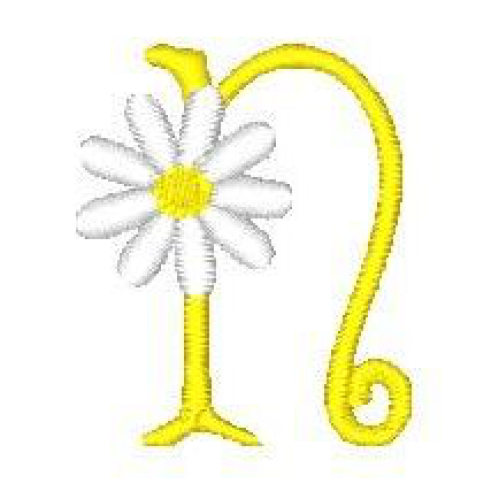 Daisy Alphabet N Daisy Alphabet N