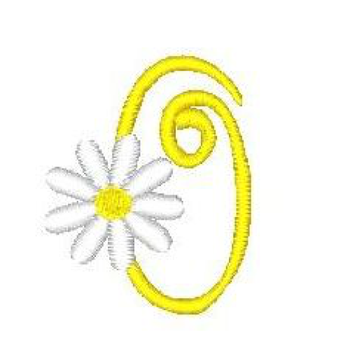 Daisy Alphabet O Daisy Alphabet O