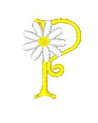 Daisy Alphabet P