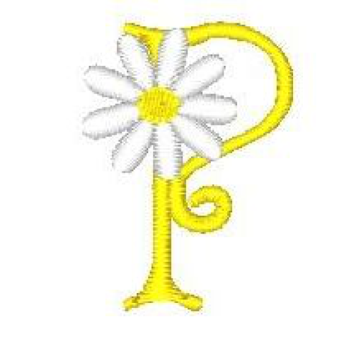 Daisy Alphabet P Daisy Alphabet P