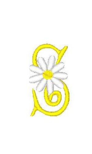 Daisy Alphabet S Daisy Alphabet S