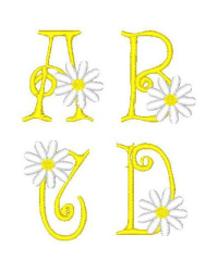 Daisy Alphabet Set