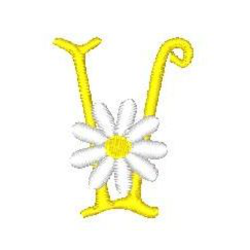 Daisy Alphabet V Daisy Alphabet V