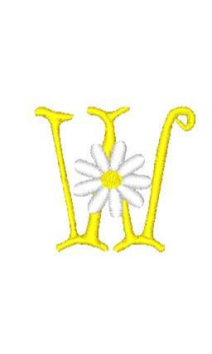 Daisy Alphabet W