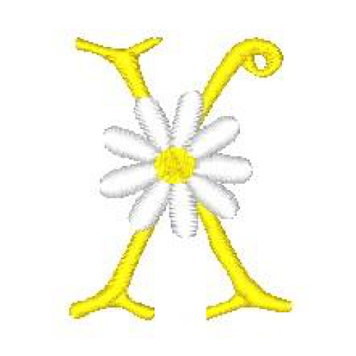 Daisy Alphabet X Daisy Alphabet X