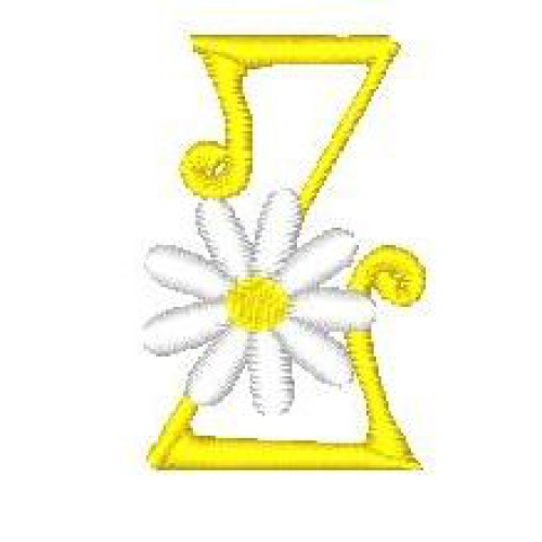 Daisy Alphabet Z