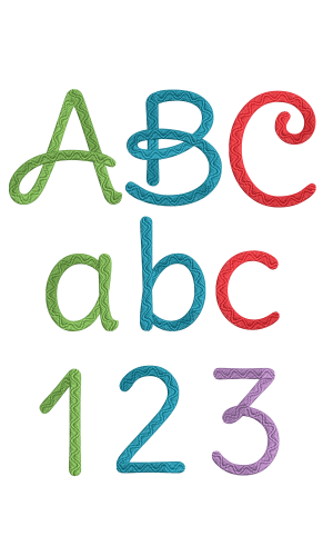 Delius font set