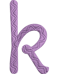 Delius Lower Case K