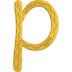 Delius Lower Case P